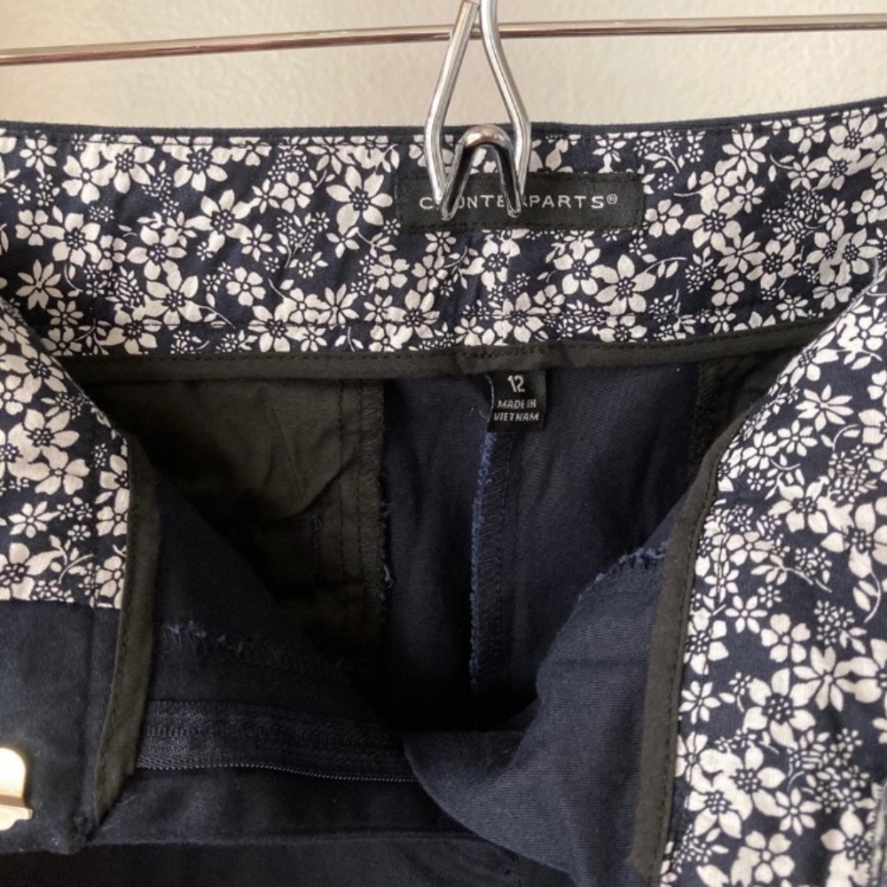 COUNTERPARTS Dark Blue Shorts Size 12 With Pockets Summer Outdoor Casual - Picture 3 of 4